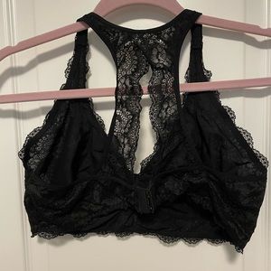 Black Lace Bralette Size XL